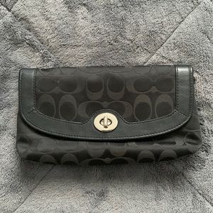 COACH Signature Clutch with Wristlet
